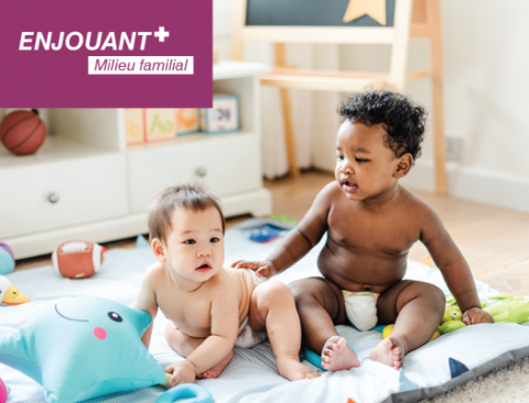 vue de 2 jeunes enfants 