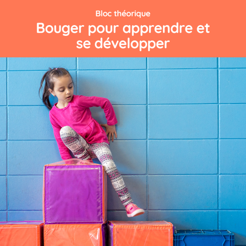 vue d'un enfant jouant sur des blocs 